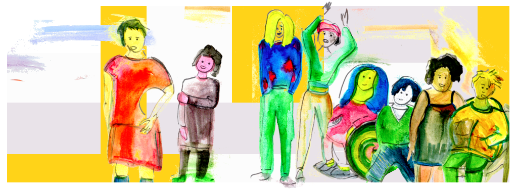 Illustration für die Kinder- und Jugendanwaltschaft Wien